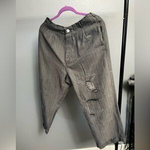 Magnolia pearlGray Striped pants
